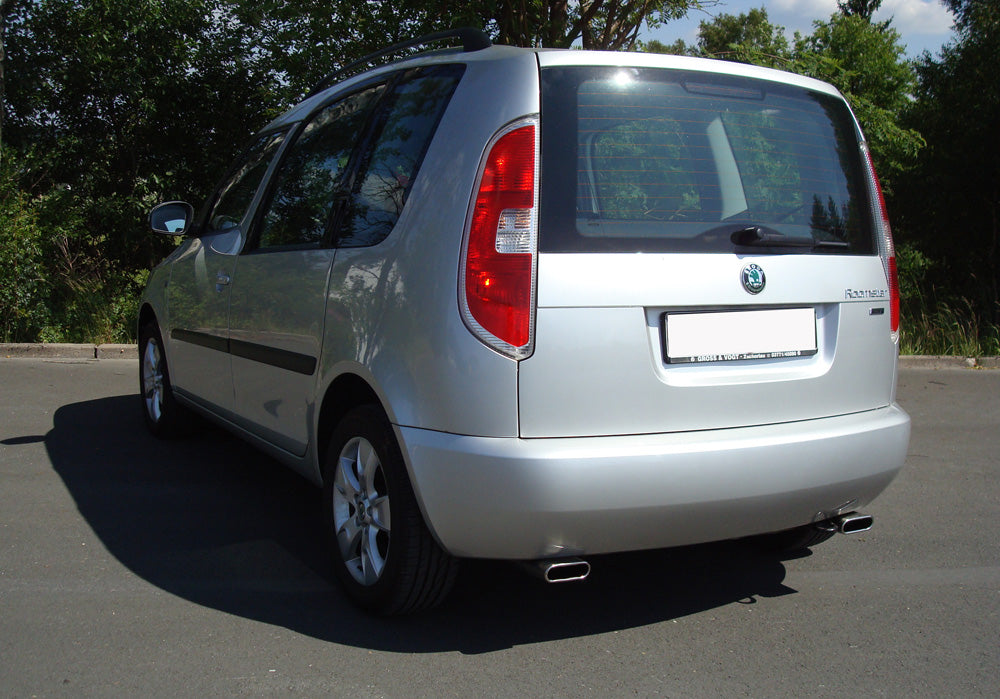 FOX Skoda Roomster 5J Endschalldämpfer rechts/links - 130x50 Typ 52 rechts/links