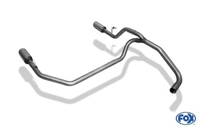 FOX Seat Mii/ Skoda Citigo/ VW UP Endrohrsystem rechts/links passend auf originalen oder FOX-Endschalldämpfer   - 1x80 Typ 25 rechts/links