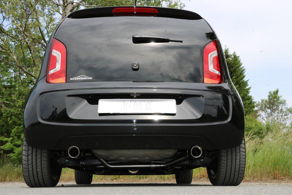 FOX Seat Mii/ Skoda Citigo/ VW UP Endrohrsystem rechts/links passend auf originalen oder FOX-Endschalldämpfer   - 1x80 Typ 25 rechts/links
