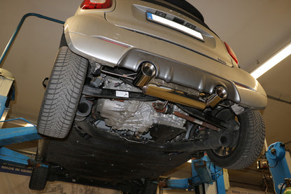 FOX Smart Forfour 453 Brabus Endschalldämpfer quer Ausgang rechts/links inkl. Flexstück - 1x100 Typ 25 rechts/links