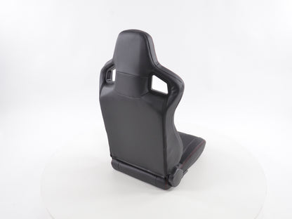 FK Sportsitze Auto Halbschalensitze Set Carbon-Optik Kunstleder schwarz