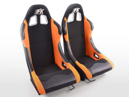 FK Sportsitze Auto Vollschalensitze Set Los Angeles in Motorsport-Optik