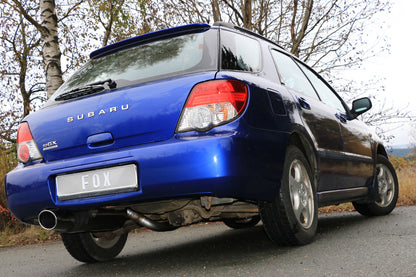 FOX Subaru Impreza GD/ GG - Stufenheck/ Kombi Endschalldämpfer Ø63,5mm - 129x106 Typ 44