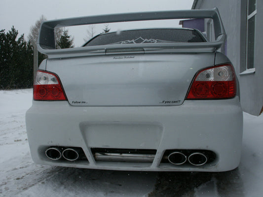 FOX Subaru Impreza Typ WRX/ STI Endschalldämpfer quer Ausgang rechts/links Ø70mm - 2x115x85 Typ 32 rechts/links