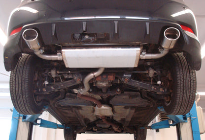 FOX Subaru Impreza GR AWD - Schrägheck Endschalldämpfer quer Ausgang rechts/links - 115x85 Typ 32 rechts/links