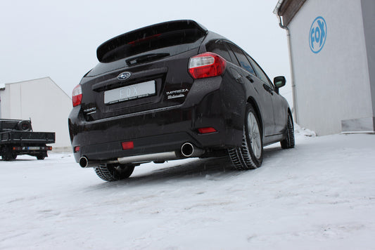 FOX Subaru Impreza GP 4x4 Endschalldämpfer quer Ausgang rechts/links - 1x100 Typ 12 rechts/links