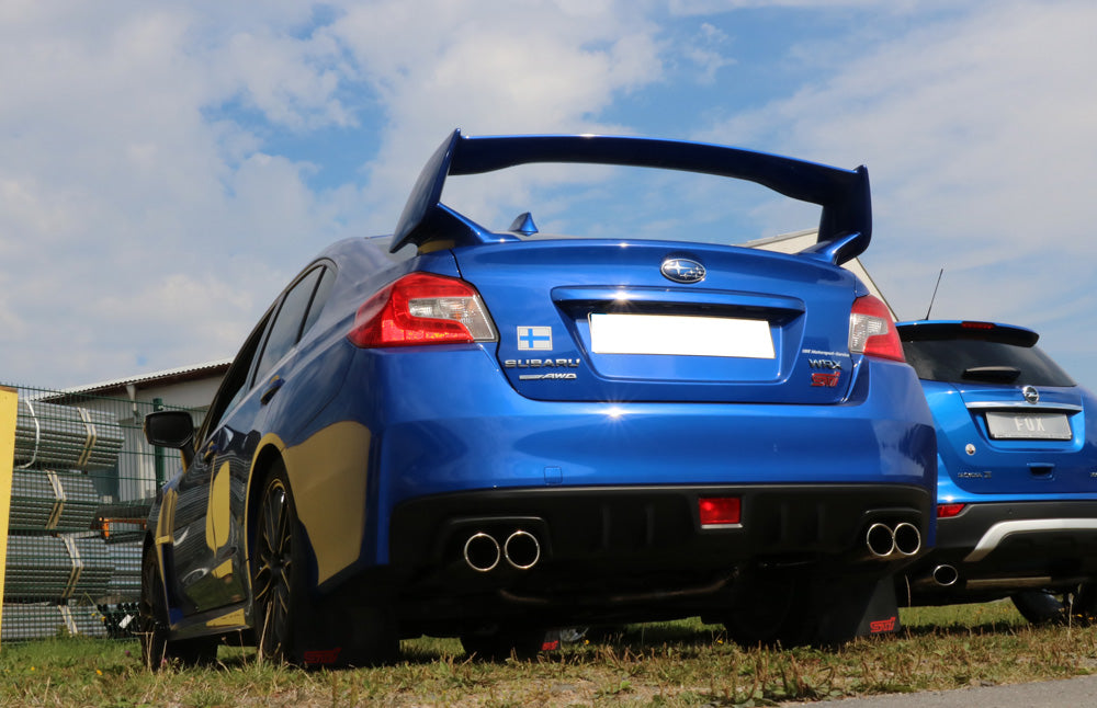 FOX Subaru Impreza GJ 4x4 - WRX Stufenheck Endschalldämpfer rechts/links zweiflutig - 2x90 Typ 12 rechts/links