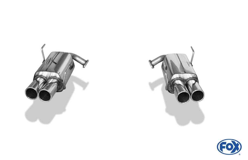 FOX Subaru Impreza GJ 4x4 - WRX Stufenheck Endschalldämpfer rechts/links zweiflutig - 2x90 Typ 12 rechts/links