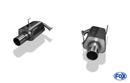 FOX Subaru Legacy V Station Wagon - BR Endschalldämpfer rechts/links - 1x114 Typ 12 rechts/links
