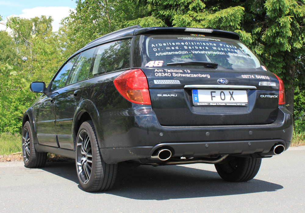 FOX Subaru Outback/ Legacy Outback BP - Kombi (Station Wagon) Endschalldämpfer rechts/links - 115x85 Typ 44 rechts/links