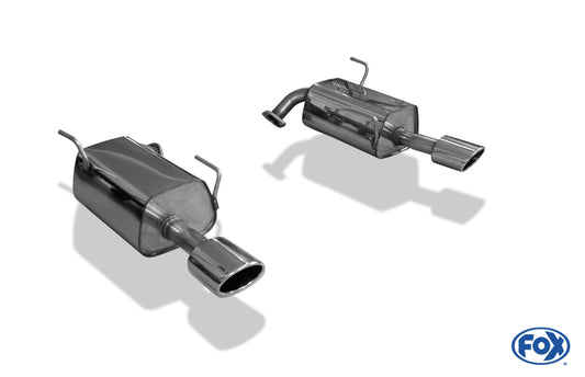 FOX Subaru Levorg Endschalldämpfer rechts/links - 115x85 Typ 44 rechts/links
