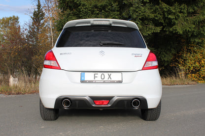 FOX Suzuki Swift Sport IV Endschalldämpfer Ausgang rechts/links - 1x100 Typ 16 rechts/links