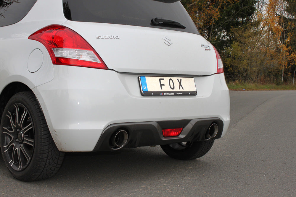 FOX Suzuki Swift Sport IV Endschalldämpfer Ausgang rechts/links - 1x100 Typ 25 rechts/links