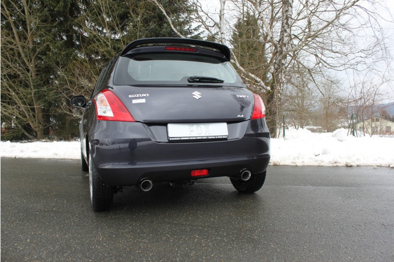 FOX Suzuki Swift Sport IV - 4x4 Endschalldämpfer Ausgang rechts/links - 1x90 Typ 25 rechts/links