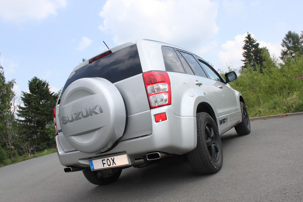FOX Suzuki Grand Vitara JT - 5-Türer Endschalldämpfer quer Ausgang rechts/links - 145x65 Typ 59 rechts/links