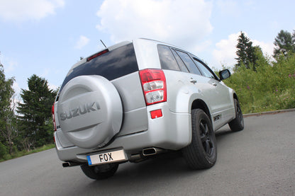 FOX Suzuki Grand Vitara JT - 5-Türer Endschalldämpfer quer Ausgang rechts/links - 145x65 Typ 59 rechts/links
