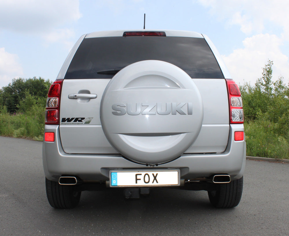 FOX Suzuki Grand Vitara JT - 5-Türer Endschalldämpfer quer Ausgang rechts/links - 145x65 Typ 59 rechts/links