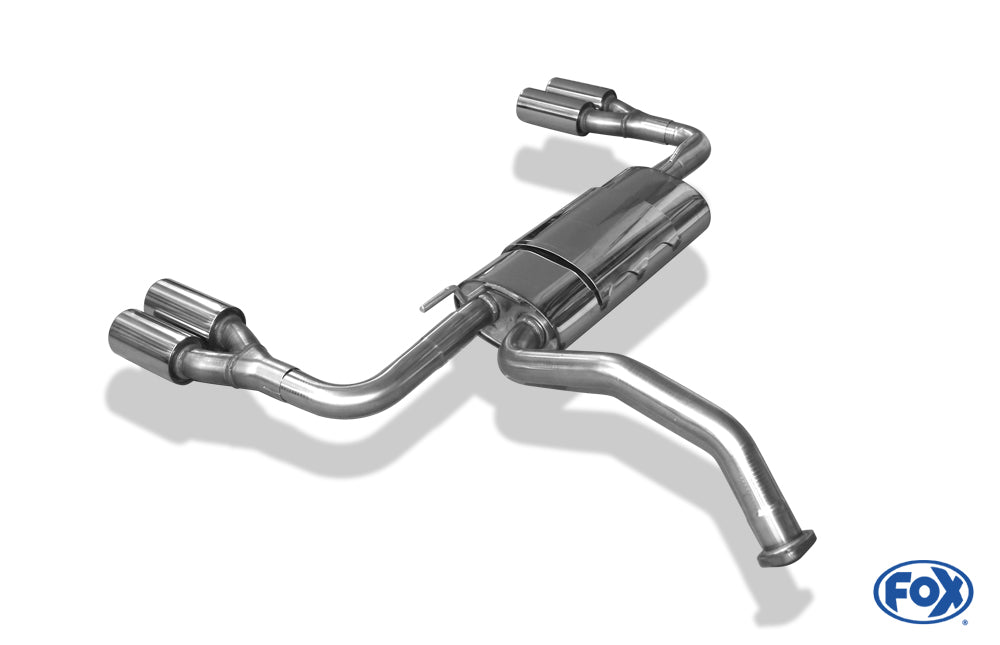 FOX Toyota Auris Benzin Endschalldämpfer rechts/links - 2x80 Typ 13 rechts/links