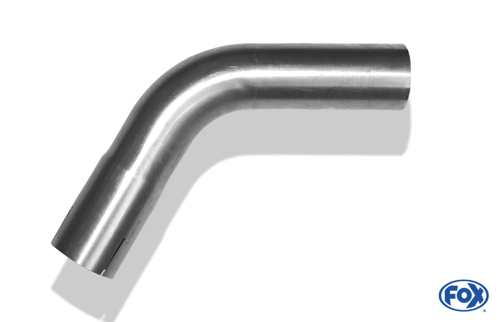 FOX Uni-Rohrbogen 45° geweitet - d1Ø 55mm Schenkellänge L1: ca. 140mm - Radius: 82,5mm