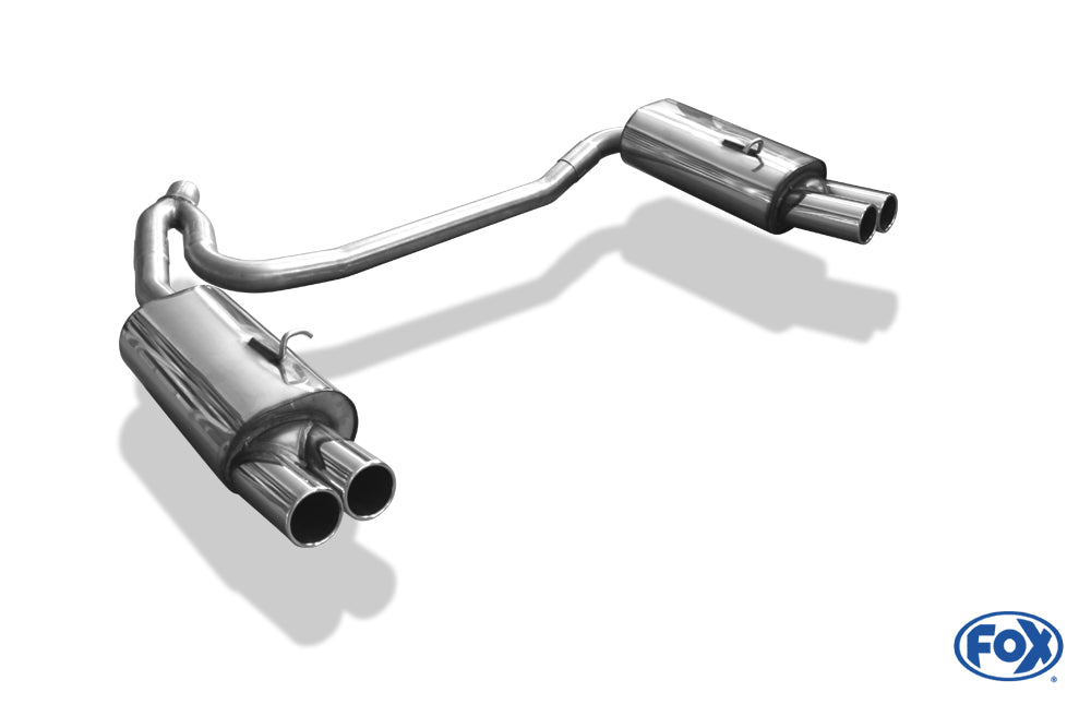 FOX Volvo C70 I - Coupe & Cabrio Endschalldämpfer Ausgang rechts/links - 2x80 Typ 12 rechts/links