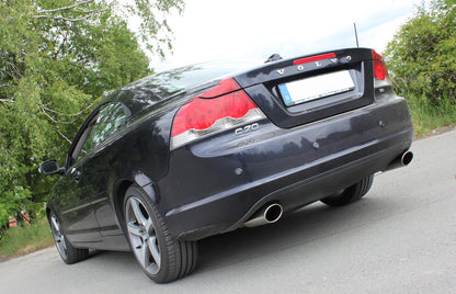FOX Volvo C70 II - Cabrio Endschalldämpfer quer Ausgang rechts/links - 115x85 Typ 32 rechts/links