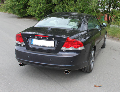 FOX Volvo C70 II - Cabrio Endschalldämpfer quer Ausgang rechts/links - 115x85 Typ 32 rechts/links