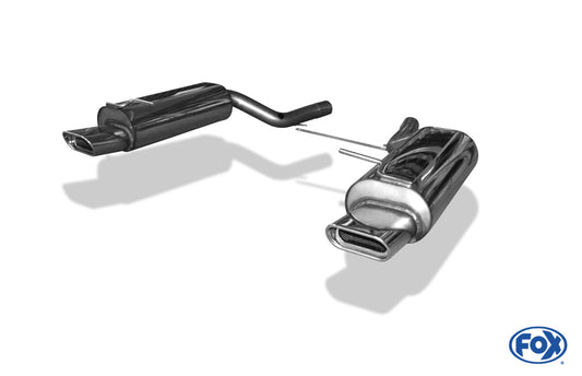 FOX VW Passat 3B/ 3BG 4-Motion Endschalldämpfer rechts/links - 150x70 Typ 53 rechts/links