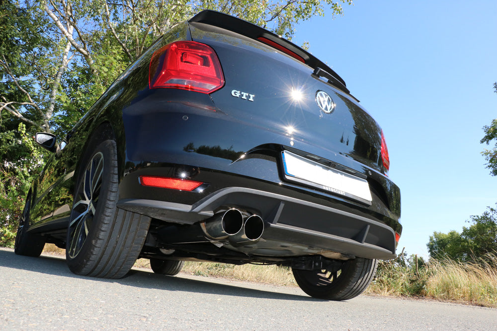 FOX VW Polo 6R - GT und GTI Endschalldämpfer 63,5mm - 2x90 Typ 14