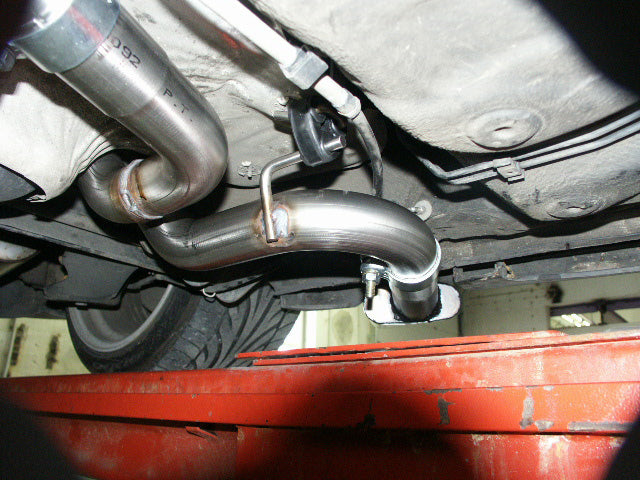 FOX VW Golf IV 3-türig Endschalldämpfer Side Pipe - 130x50 Typ 50 Ausgang auf Fahrerseite