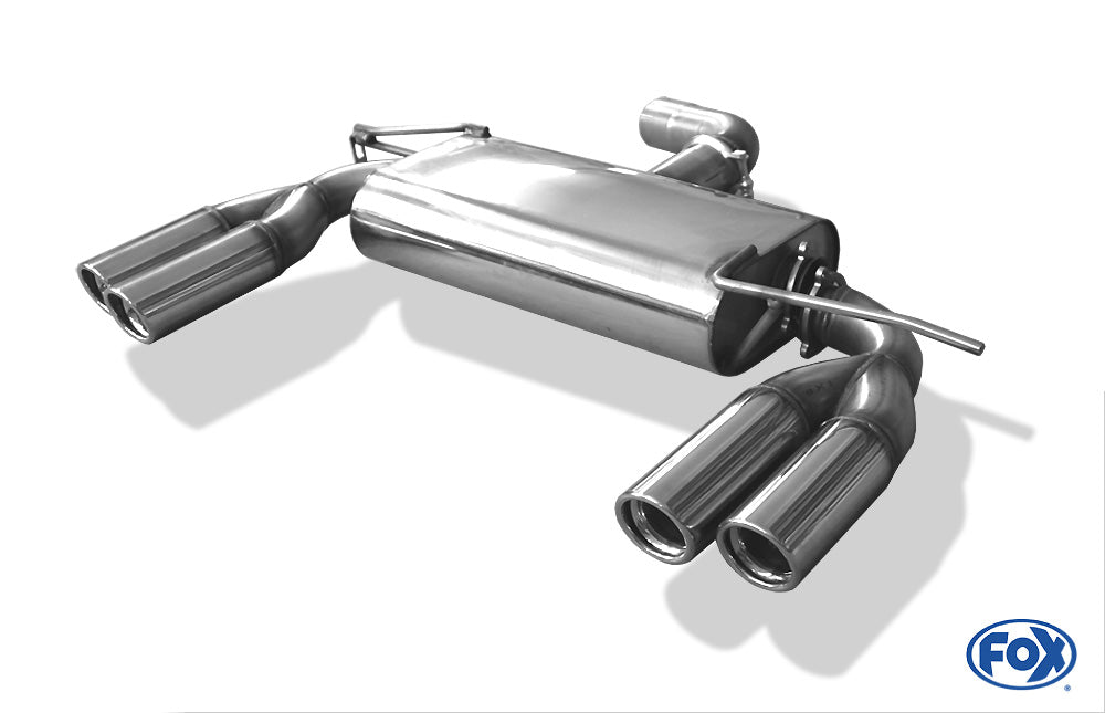FOX Audi A3 - 8P (Cabrio) Endschalldämpfer Ø70mm Ausgang rechts/links - 2x76 Typ 17 rechts/links