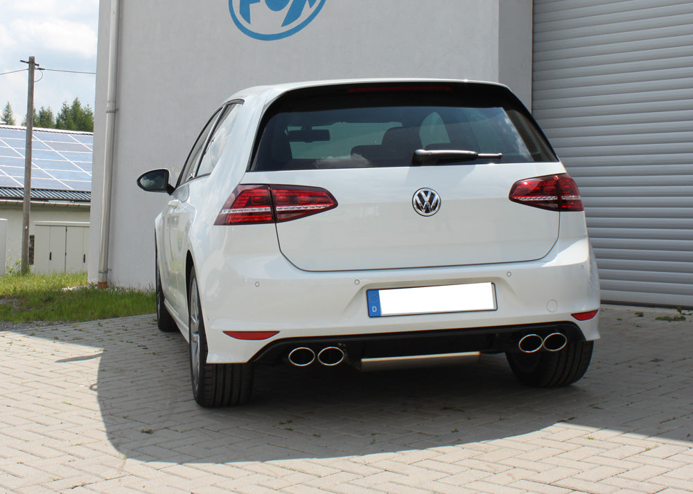 FOX VW Golf VII - starre Hinterachse - Golf R-Optik Endschalldämpfer rechts/links - 2x115x85 Typ 32 rechts/links