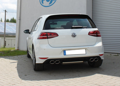 FOX VW Golf VII - starre Hinterachse - Golf R-Optik Endschalldämpfer rechts/links - 2x115x85 Typ 32 rechts/links
