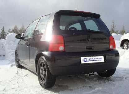 FOX VW Lupo 6X Endschalldämpfer Ausgang mittig - 130x50 Typ 52