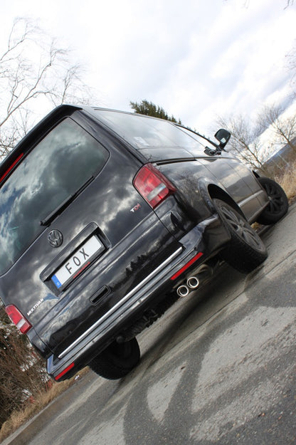 FOX VW Bus T5/ T6 Endschalldämpfer - 2x88x74 Typ 33