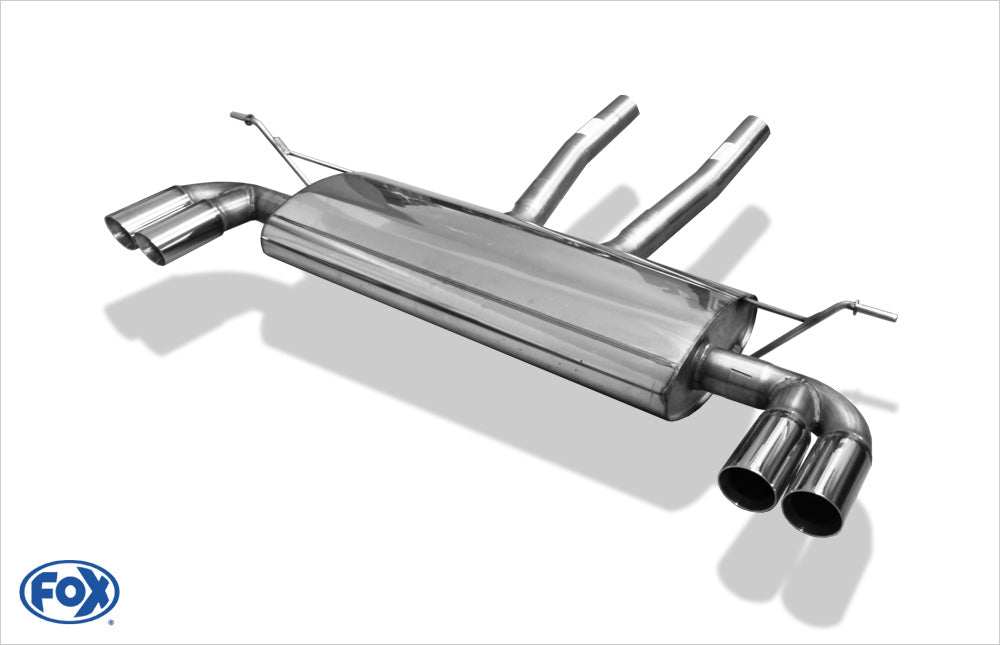 FOX VW Touareg Typ 7L Endschalldämpfer Ausgang rechts/links - 2x80 Typ 25 rechts/links - Rohrdurchmesser: 70mm
