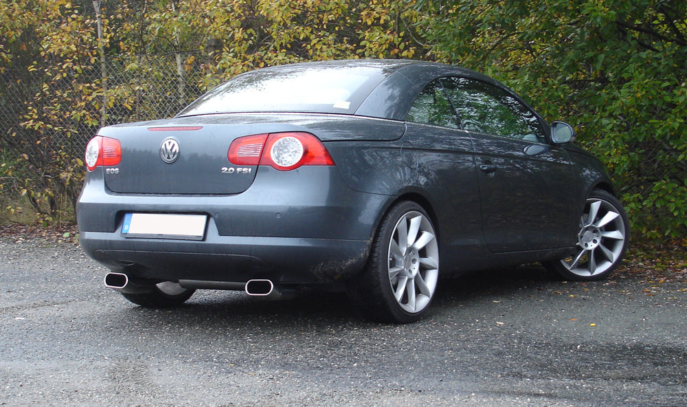 FOX VW Eos  1F Endschalldämpfer Ausgang rechts/links - 160x80 Typ 56 rechts/links