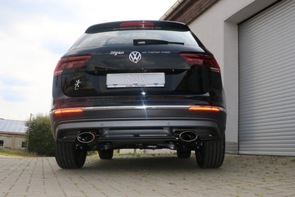 FOX VW Tiguan II Benzin - 4motion Endschalldämpfer Ausgang rechts/links - 160x90 Typ 38 rechts/links