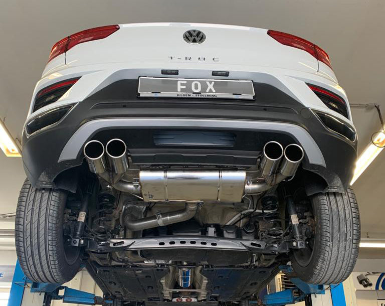 FOX VW T-Roc - Frontantrieb Endschalldämpfer rechts/links - 2x90 Typ 16 rechts/links